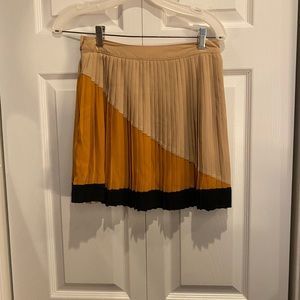 Bar III pleated mini skirt